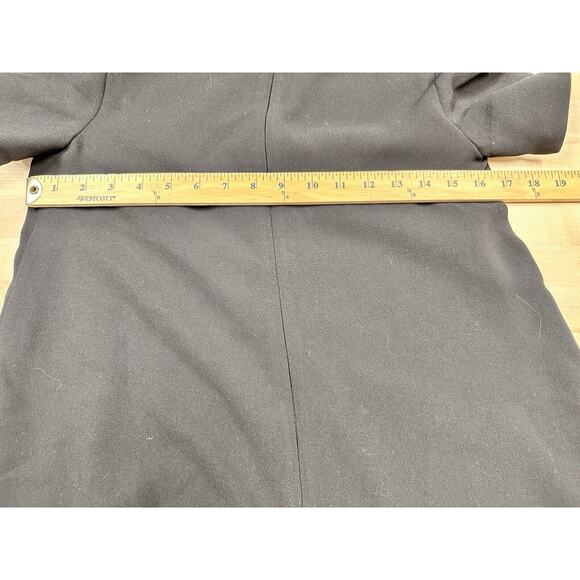 CUE Australia Sleeveless Black A Line Halter Swing Dress Size 6 Keyhole - Picture 4 of 6